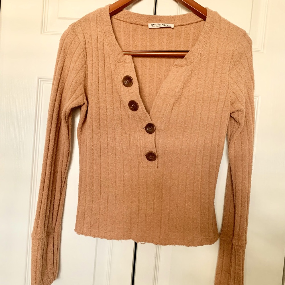 WE THE FREE / SMALL / RUST COLORED HENLY TOP